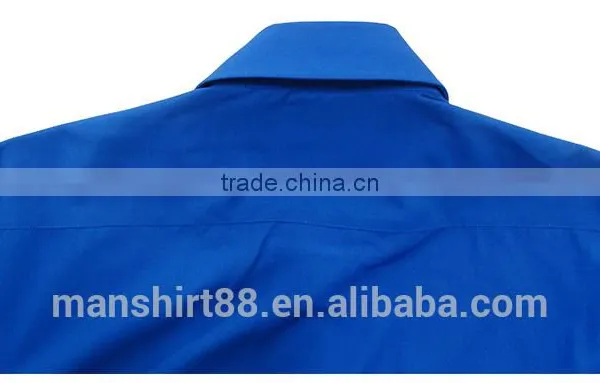 100% Factory Custom Slim Fit Cotton Men Shirt photo-5