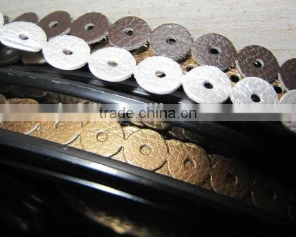 PU Sequins Roll for Garments Embroidery Machine Leather Sequin photo-5
