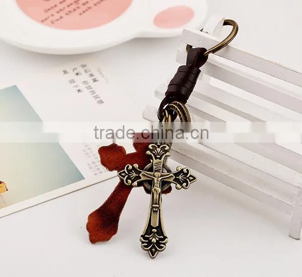 Pop Cross Custom Leather Key Holder/Punk Keyring & Key Ring Dubaa 2016 photo-4