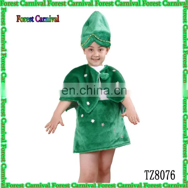 TZ8076 Christmas Tree Costume for Children/Snowflake Christmas Costume For Girls/New Year's Costume for the Snow Maiden photo-3