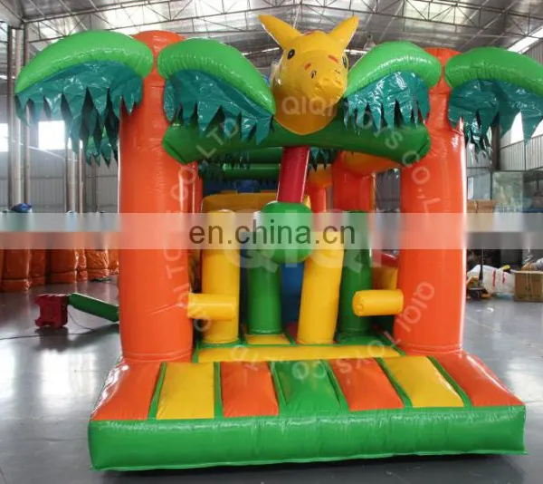 Jungle Bouncer Inflatable Obstacle Jumping Pad Obstacle Course photo-4