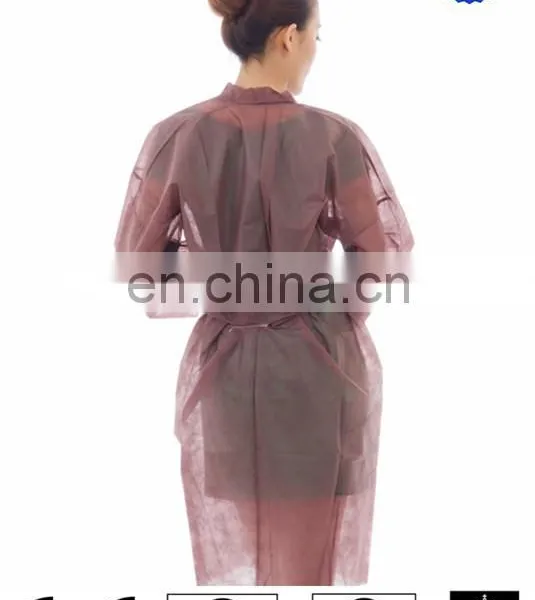 Cheap Disposable pp Medical Non Woven Kimono for Spa photo-3
