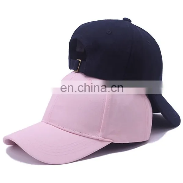 High Quality Wholesale Promotional Custom Plain Metal Buckle Cotton Baseball Cap photo-2
