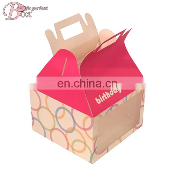HIgh Quality Tasty Cardboard Cake Box Food Box photo-4