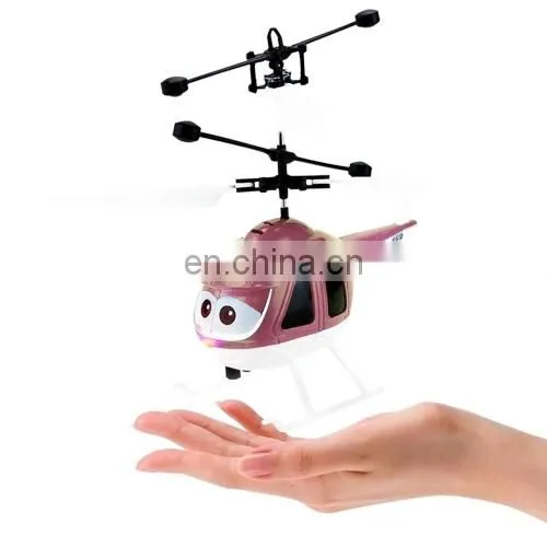 Dropshipping 8188 2CH Infrared Sensor Hand Induction Mini Helicopter With LED Light photo-2