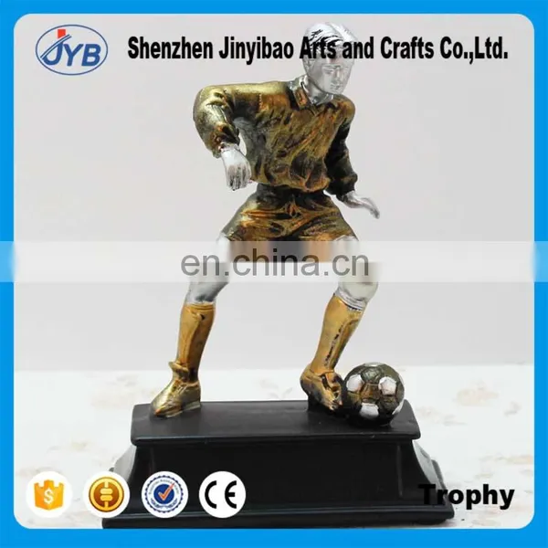 Golden Football Memorial Resin Decoration Wholesale of Arts and Crafts Creative Trophy