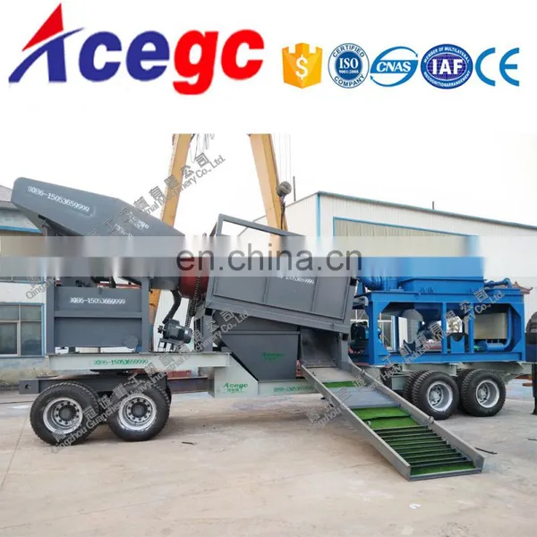 Large Capacity Gold Mining Washing Machine Gold Trommel Scrubber photo-3