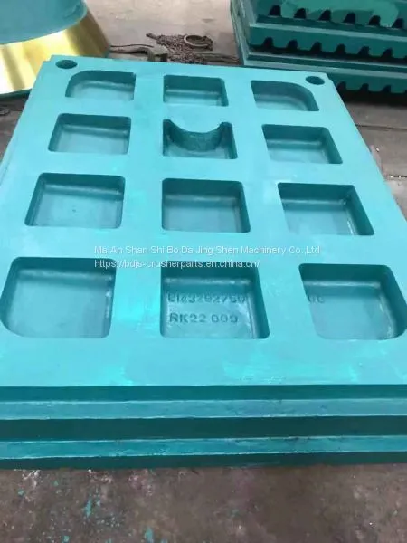 Mining Machine Jaw Crusher Wear Parts Swing Fixed Jaw Plate photo-2