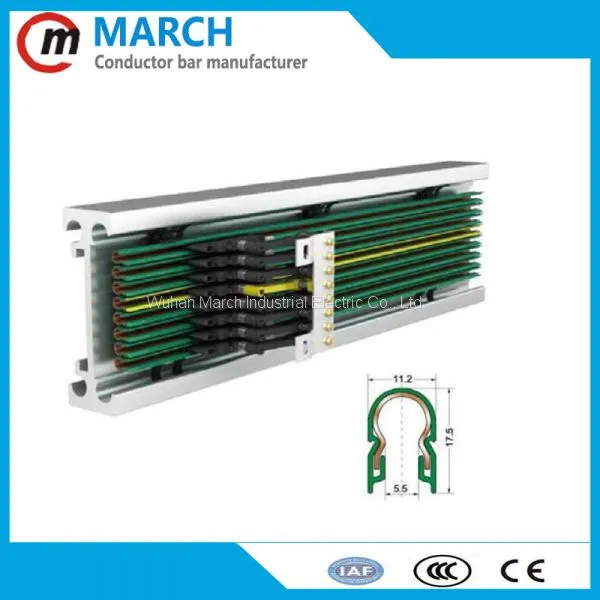U12 Copper Type Conductor Busbar Current Collector for Crane photo-2
