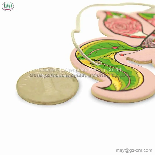 Customized Fashion Design Wholesale Rose-scented Paper Air Fresheners photo-3