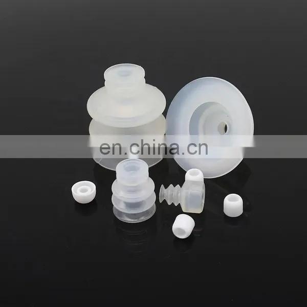 Double-layer Silicone Vacuum Suction Cup Rubber Silicone Suckers photo-5