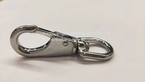 Swivel Eye Snap Hook HKS251 Nickel White Color For Cable Railing photo-2