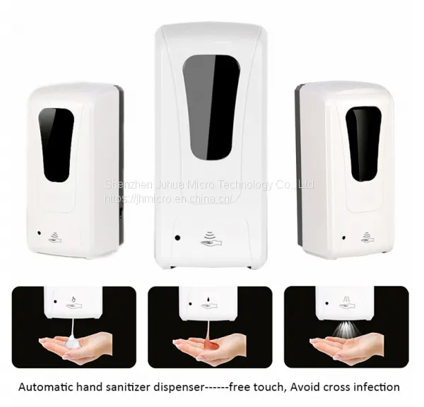 Wall Mounted Soap Dispensers Hand Free Sensor Portable Automatic Soap Gel Dispenser Foam Liquid With Drip Tray photo-5