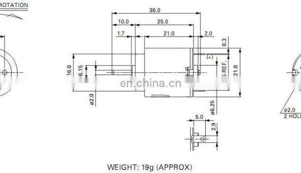 1.5V or 3V DC Electric Toy Motor for Toy Car RE-140RA-2270 photo-4