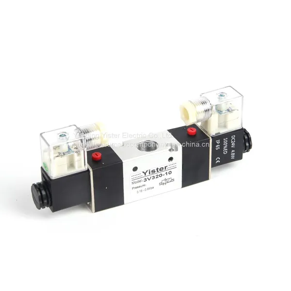 5 Port 12v Normally Open Electromagnetic Solenoid Valve 4V220-10 photo-2
