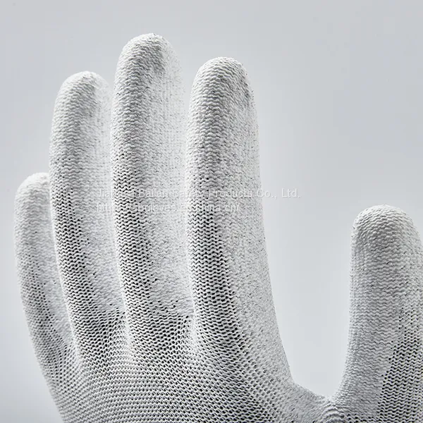 White Shell White PU Coated Gloves BA SAFETY photo-5