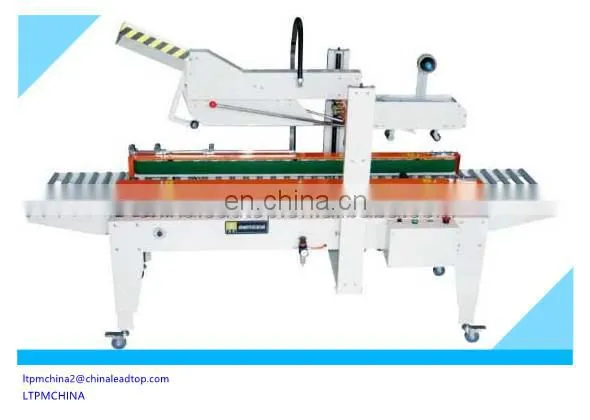 Fully Automatic Corner Edge H Type Box Sealing Tape Machine Edge Banding Corner Rounding Machine photo-4