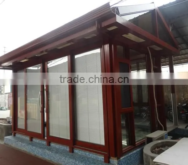 Hot Product Top Quality Foshan Wanjia Custom Color Sunrooms / Glass Houses photo-2