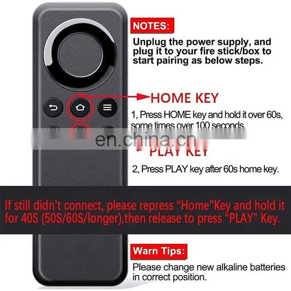New CV98LM Replacement Remote Control Fit for Amazon Device Firestick Fire TV Stick Fire TV Box Cube Fire TV Stick Lite photo-5