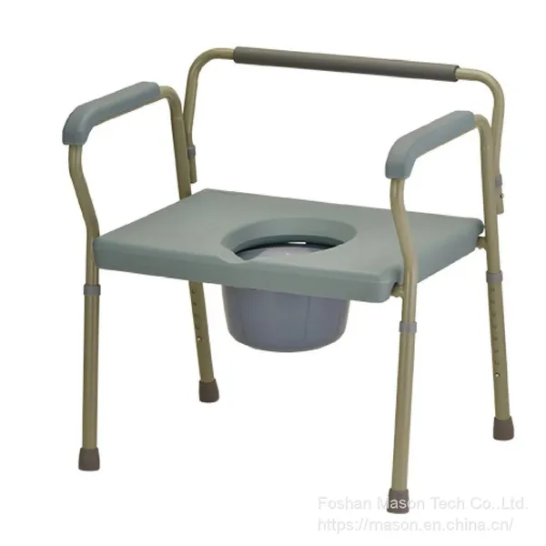 Commode Chair Heavy Duty Commode With Extra Wide Seat photo-4