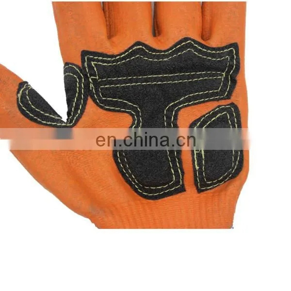 Finger Protector Protective HPPE Nitrile Coated Cut Resistant Level 5 Working Hands Impact Safety Gloves photo-4