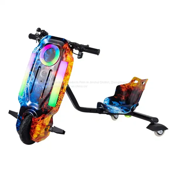 Electric Three Wheel Drift Car Intelligent Adult and Children Cool Kart Source Factory photo-3