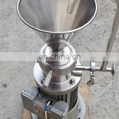 Vertical stainless steel colloid mill Food grade peanut butter grinder Laboratory small colloid mill