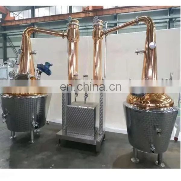High Quality Copper Alcohol Distillery Equipment Whisky Making Machine photo-2