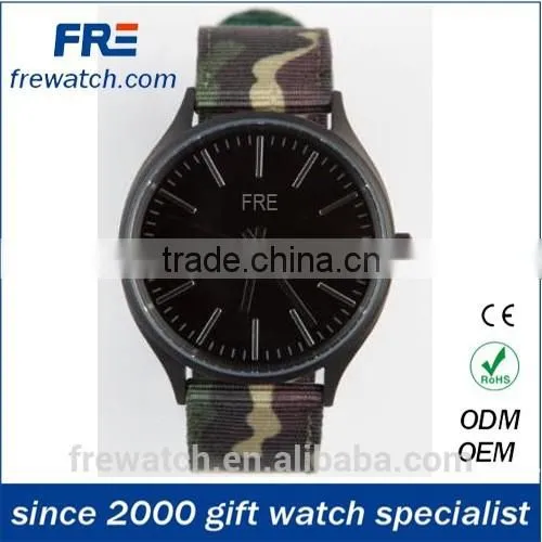 Colorful Changeable Fabric Strap Quartz Watch With Metal Case photo-3