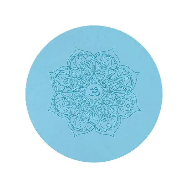 Suede Rubber Round Meditation Yoga Exercise Mat
