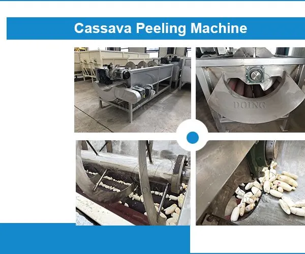 2026 New Arrival Cassava Processing Machine in Nigerian Warehouse Cassava Peeler for Garri/Flour Making Eplucheur De Manioc photo-2