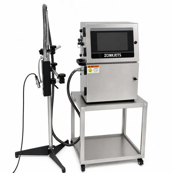 ZCINKJETS 50um Small Character CIJ Inkjet Printer for Food Beverage Packaging Date Batch Coding photo-3