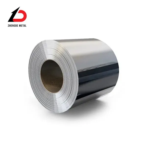304 904L Acier inoxydable en bobine Surface BA 0,4 mm 0,8 mm 2 mm Acier inoxydable laminé à froid en bobines