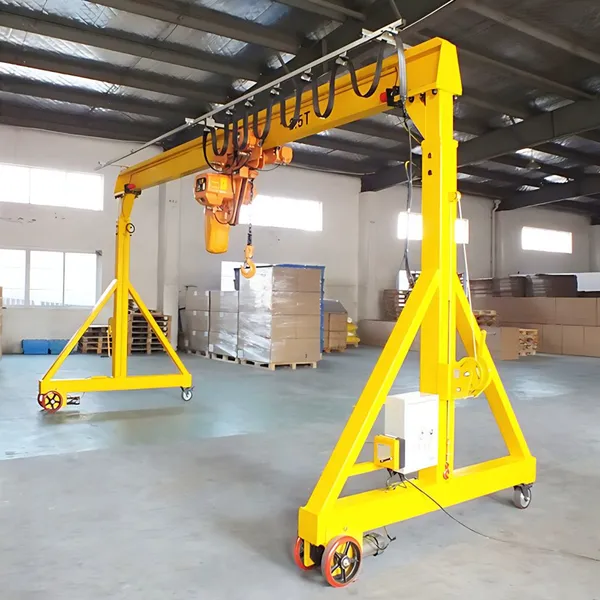 Construction Gantry Crane Manufacturer Wireless Remote Control Mobile Small Electric Gantry Crane 2 Ton 5 Ton 10 Ton photo-2