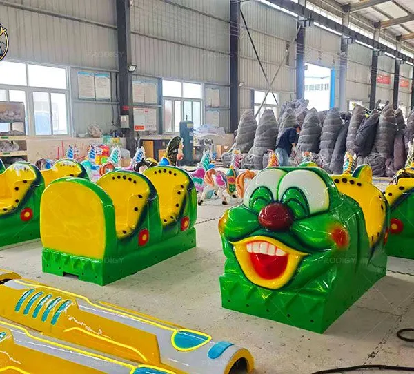 Outdoor Family Ride Caterpillar Roller Coaster Custom Mini Worm Coaster for Sale photo-2