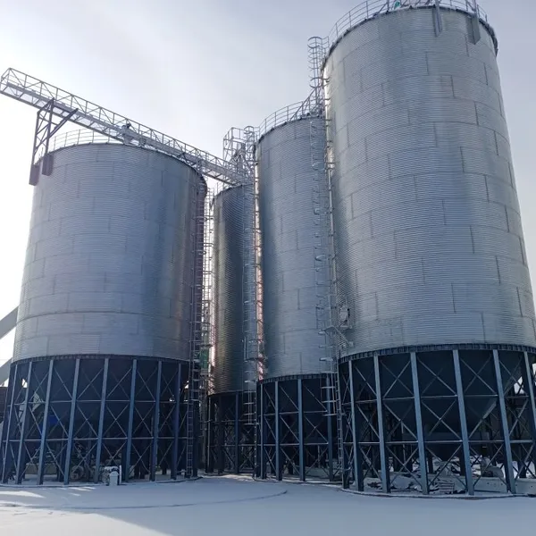 800T Customized Galvanized Steel Feed Silo for Poultry Farm Animal Feed Storage System photo-4