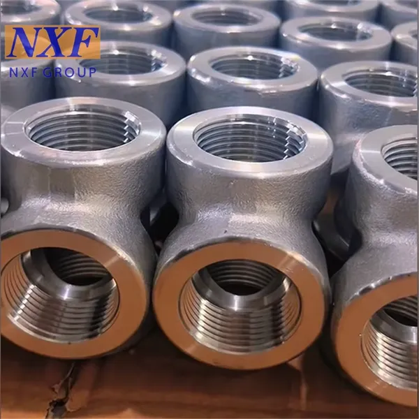 NXF UNS N10276 2.4819/NiMo16Cr15W/C276 OD DN15-1200 Class 3000-9000 Nickel Alloy Forging Technology THD Straight or Reducing Tee photo-5
