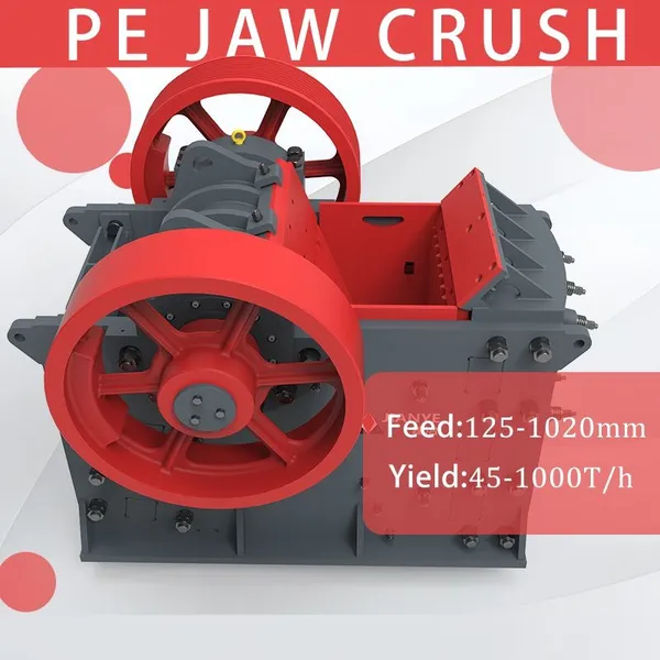 PE-1000×1200 Heavy Duty Jaw Crusher for Large Feed Size Hard Rock Mining Crushing Plant photo-4