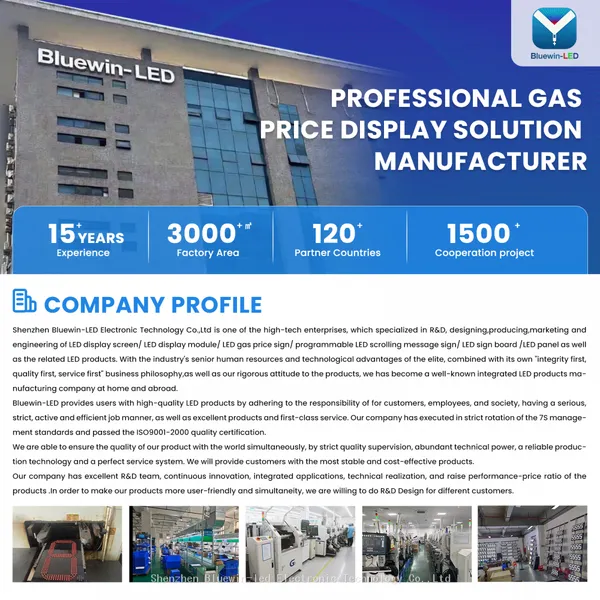 Electronic LED Gas Petrol Station Price Display for Outdoor Use, Double-sided, With Digital Display for Cash and Credit Cards photo-4