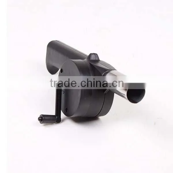 Amazon Supplier Hot Selling Outdoor Hand Crank Cooking Plastic BBQ Blower Barbecue Fan photo-3
