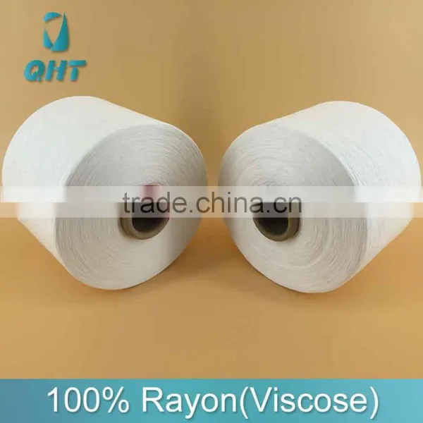 Wholesale Viscose Open End Yarn Spun Polyester Yarn Price for Weaving