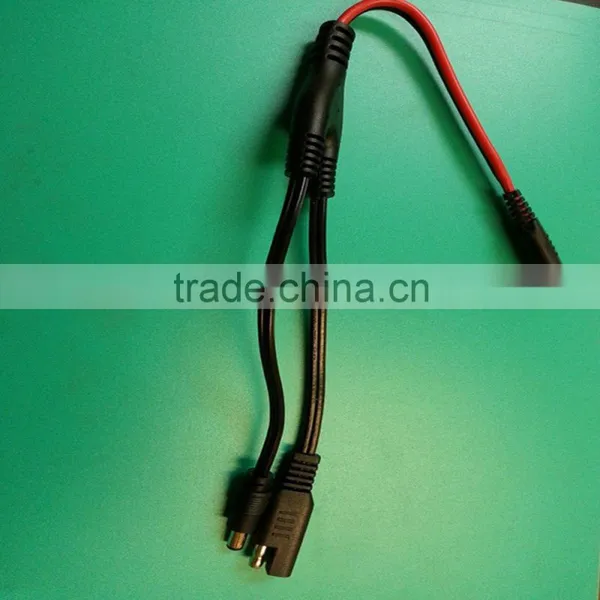 Extension Cord SAE Plug to SAE Plug & DC Jacke With UL SPT-2 AWG EXTENSION Power Cord photo-5