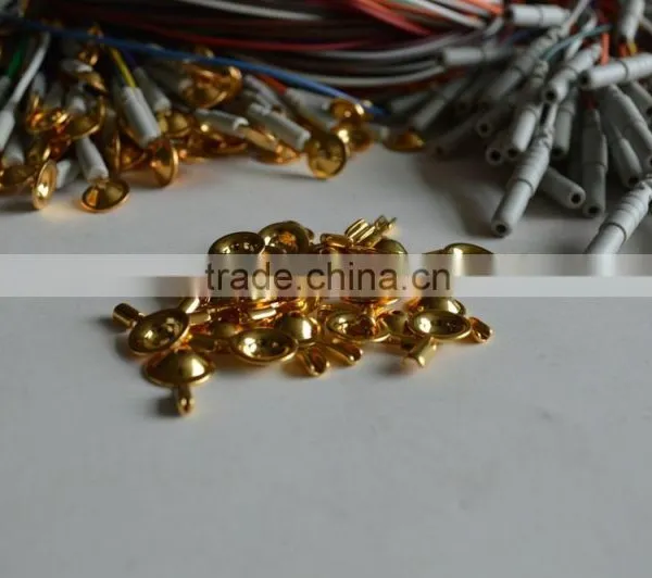 Brain Health Reseacher Golden Plated Cup Eeg Electrodes Electroencephalogram photo-4