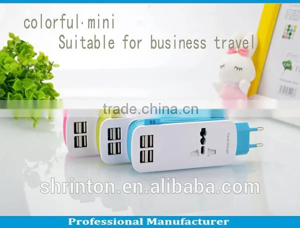 Portable High Speed 4.2 A EU UK USA AU Usb Travel Charger photo-4