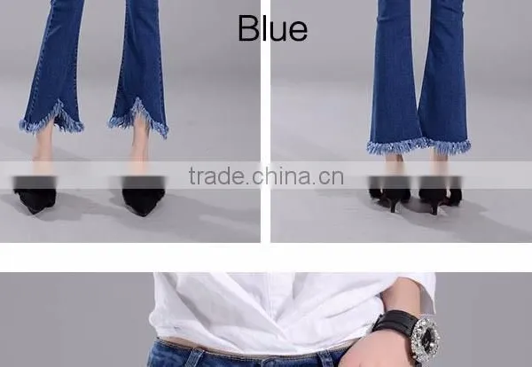Ripped Jeans Women's Jeans Stock Jeans 980-543 photo-3
