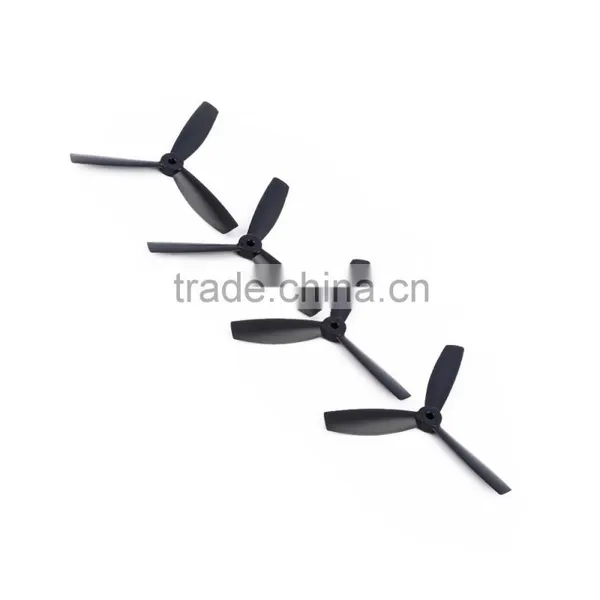 Black 2 Pair 5045 Bull Nose 3-Blade Strengthen CCW CW Propellers photo-3
