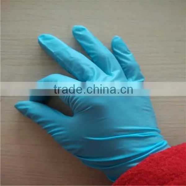 Powder Free Colored Disposable Nitrile Gloves photo-2