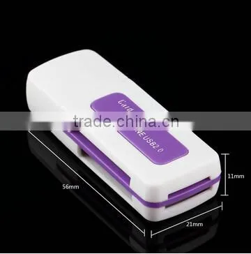 External USB 2.0 4 in 1 Multi Memory Card Reader For SD TF T-Flash M2 Card C1 photo-6