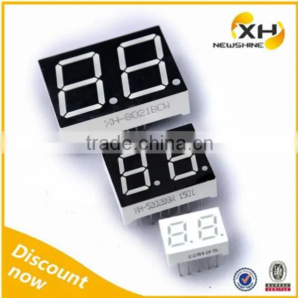 Colors RED BLUE GREEN NEWSHINE DIP FND 7 Segment Module 2 Digit LED Counter Display 0.43" Quality Choice