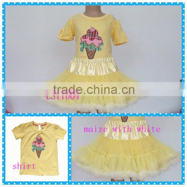 New Fashion Baby Girl Outfit,birthday Elsa Tutu Set Flower Pattern Girl 2pcs Outfits photo-3